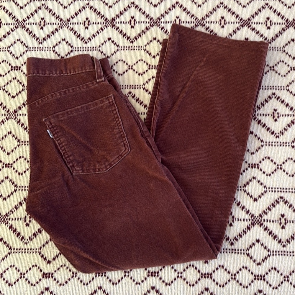 Levi's Women's Brown Bootcut Corduroy Pants